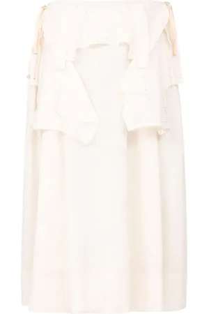 Maison Margiela Work-in-progress midi skirt