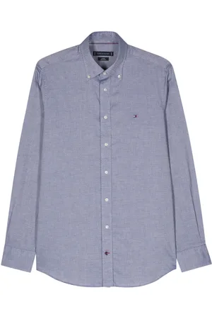 Tommy Hilfiger Monogram-jacquard cotton shirt