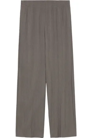 B+AB Ribbed wide-leg trousers