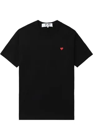 Comme des Garçons Logo-appliqué cotton T-shirt
