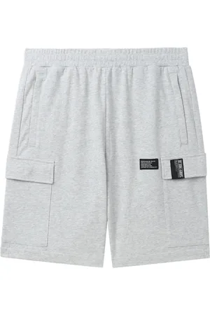 Izzue Logo-appliqué cotton shorts