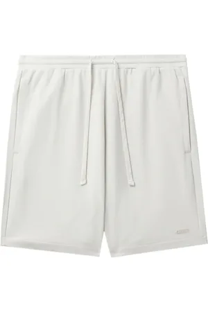 Izzue Drawstring-waist cotton shorts