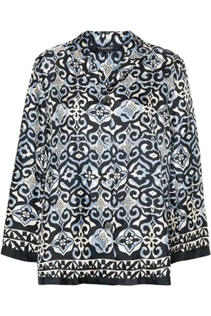 Max Mara Printed silk shirt