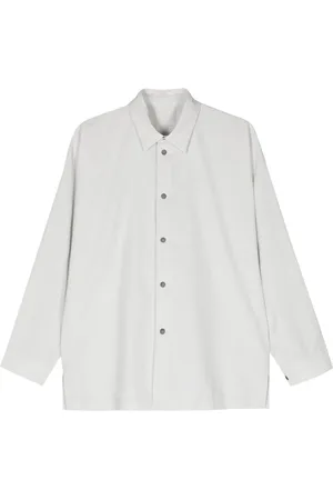 Issey Miyake Verso classic-collar shirt