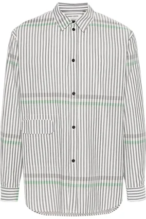 HENRIK VIBSKOV Hole striped shirt