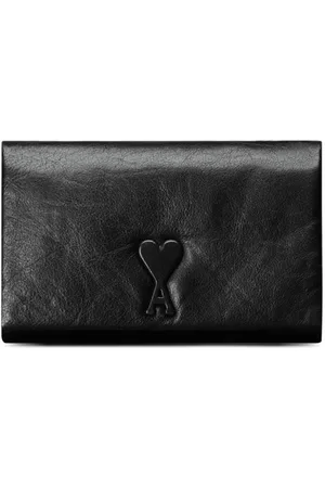 Ami Embossed-logo shoulder bag
