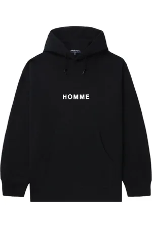 Comme des Garçons Homme-print cotton hoodie