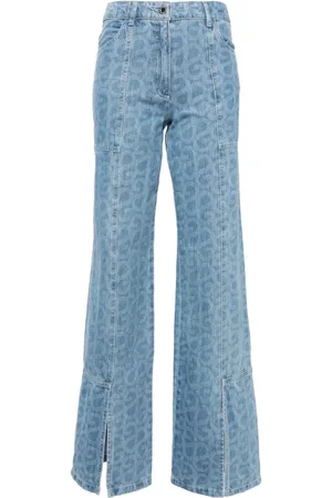 STINE GOYA Mid-rise flared jeans