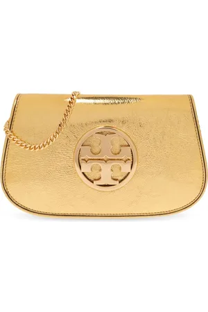 Tory Burch Reva metallic-effect shoulder bag