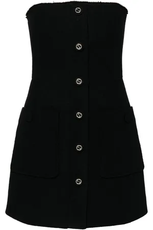 Gucci Interlocking-G-buttons mini dress