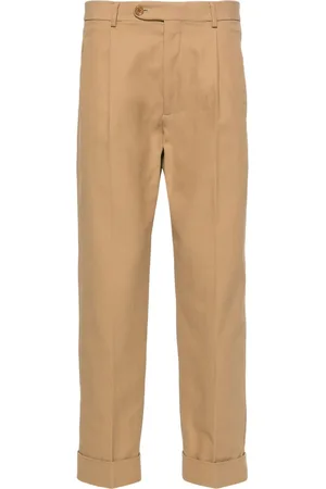 Gucci Double G embroidered tailored trousers