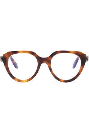 Bvlgari Serpenti tortoiseshell-effect glasses