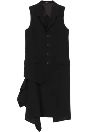 YOHJI YAMAMOTO Asymmetric sleeveless blazer