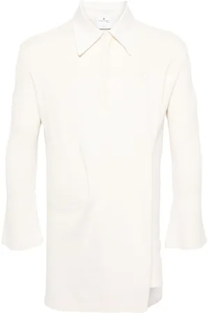 Courrèges Twist-detail polo dress