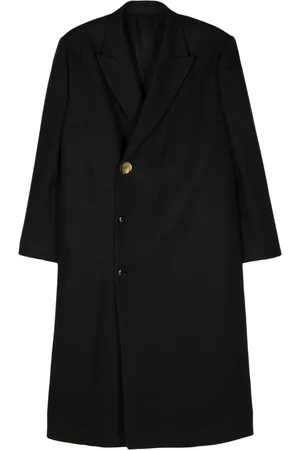 Quira Double-breasted textured coat