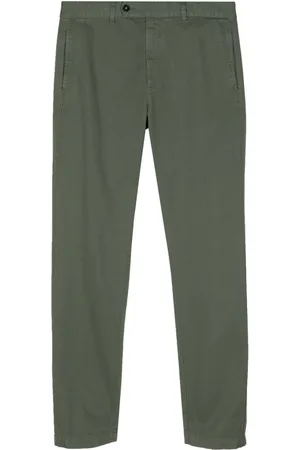 MASSIMO ALBA Slim-cut cotton trousers