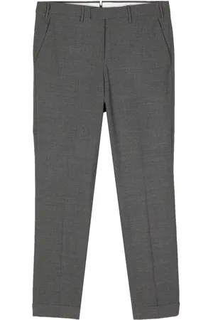 PT Torino Pressed-crease stretch-wool tailored trousers