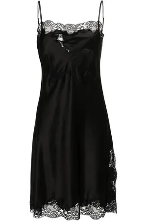 CARINE GILSON Lace-detail silk nightdress