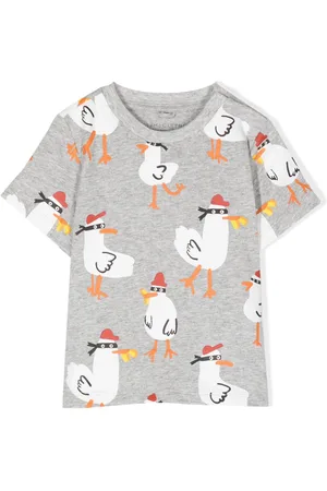Stella McCartney Seagull Bandit Rash cotton T-shirt