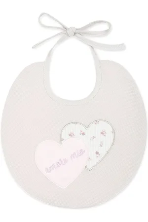 LA STUPENDERIA Embroidered cotton bib