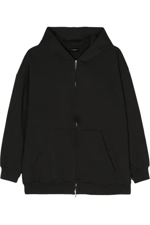 Balenciaga Crystal-logo zip-up hoodie