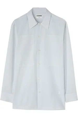 Jil Sander Striped long-sleeve cotton shirt