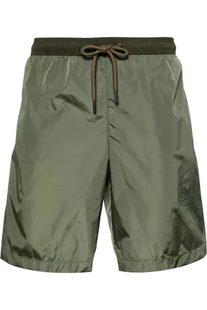 Moncler Logo-print drawstring swim shorts
