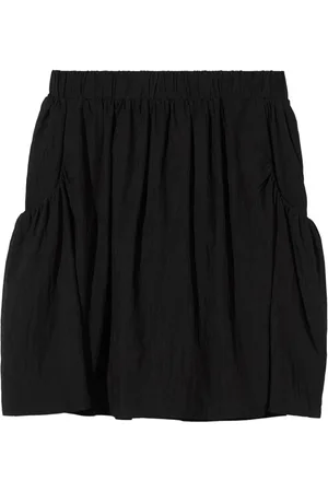B+AB Textured A-line minskirt