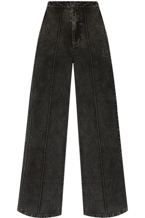 adidas Stripe-detail wide leg jeans