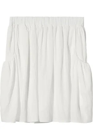 B+AB Textured A-line minskirt