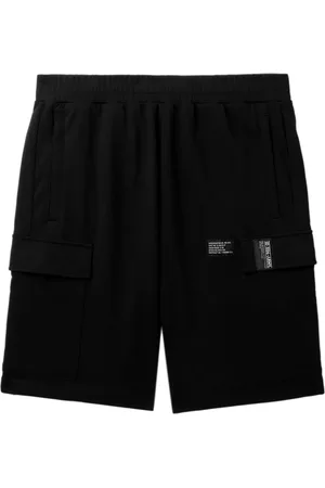 Izzue Logo-appliqué cotton shorts