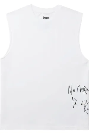 Izzue Graphic-print cotton vest