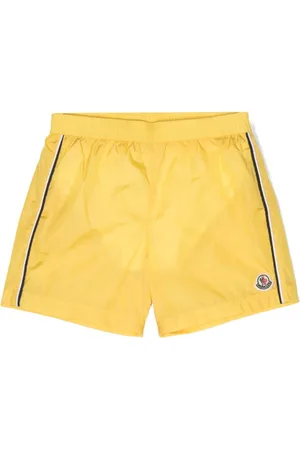 Moncler Logo-appliqué swim shorts