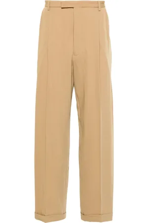 Gucci Pleat-detailing tailored wool trousers