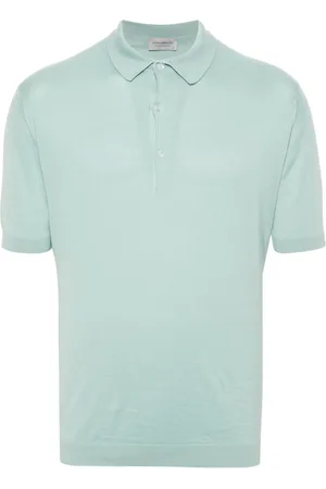 JOHN SMEDLEY Adrian fine-knit polo shirt