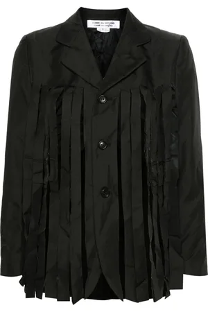 Comme des Garçons Fringe-detail blazer