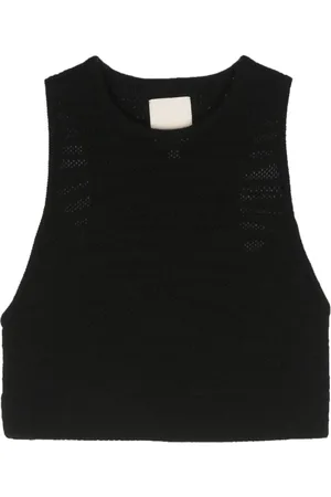 Emporio Armani Knitted cropped top