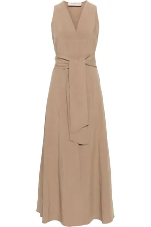 BLANCA Aralia belted maxi dress