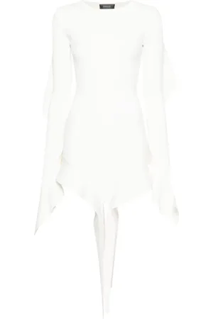 MUGLER Draped-detail dress