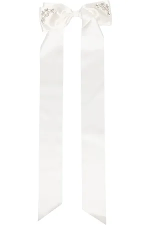 Simone Rocha Crystal-embellished bow hair clip