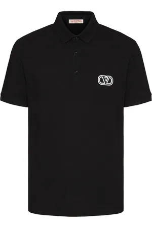 VALENTINO GARAVANI VLogo Signature-patch polo shirt