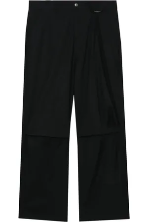 Izzue Tonal stitching wide-leg trousers