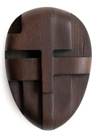 Origin Made Ornament and Crime wooden sculpture (23cm x 17cm)