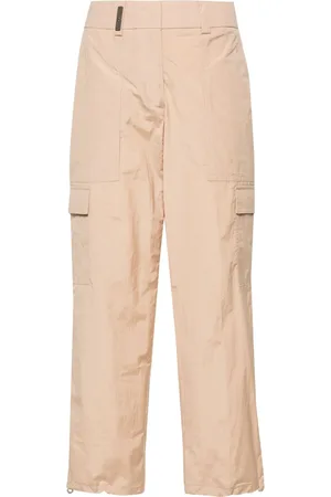 PESERICO SIGN High-waist tapered trousers