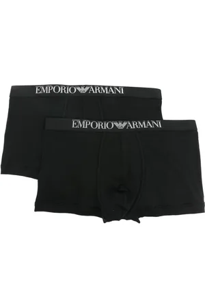 Emporio Armani Logo-waistband briefs (pack of two)