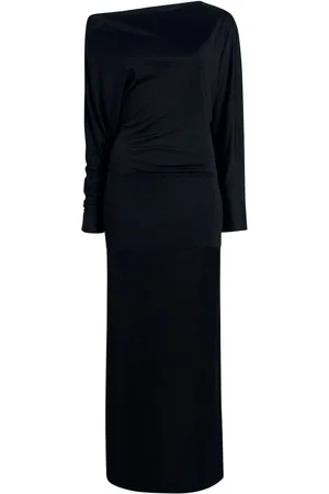Khaite The Junet off-shoulder maxi dress