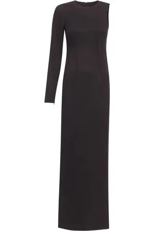 Maison Margiela Pintucked one-shoulder blouse