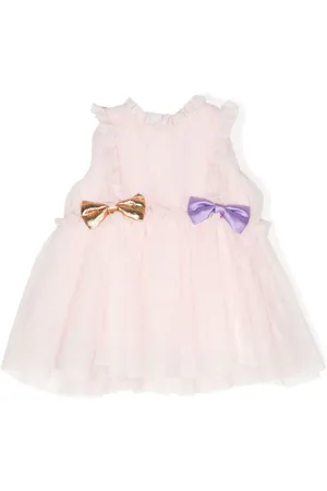 HUCKLEBONES LONDON Bow tulle dress set