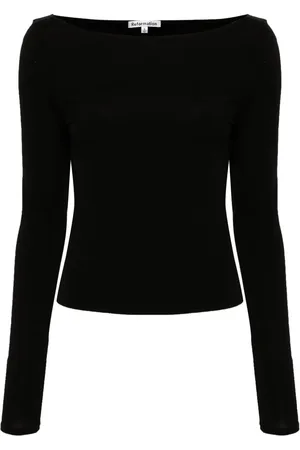 Reformation Wiley boat-neck top