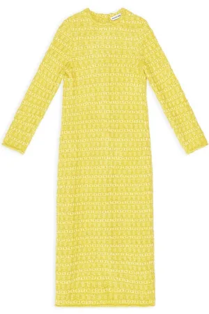 Balenciaga Woven midi pencil dress